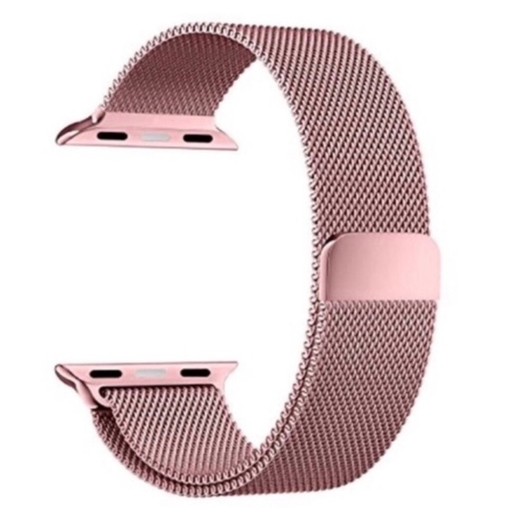 NEW Pink Rose Gold Stainless Band For Apple Watch - Picture 4 of 7